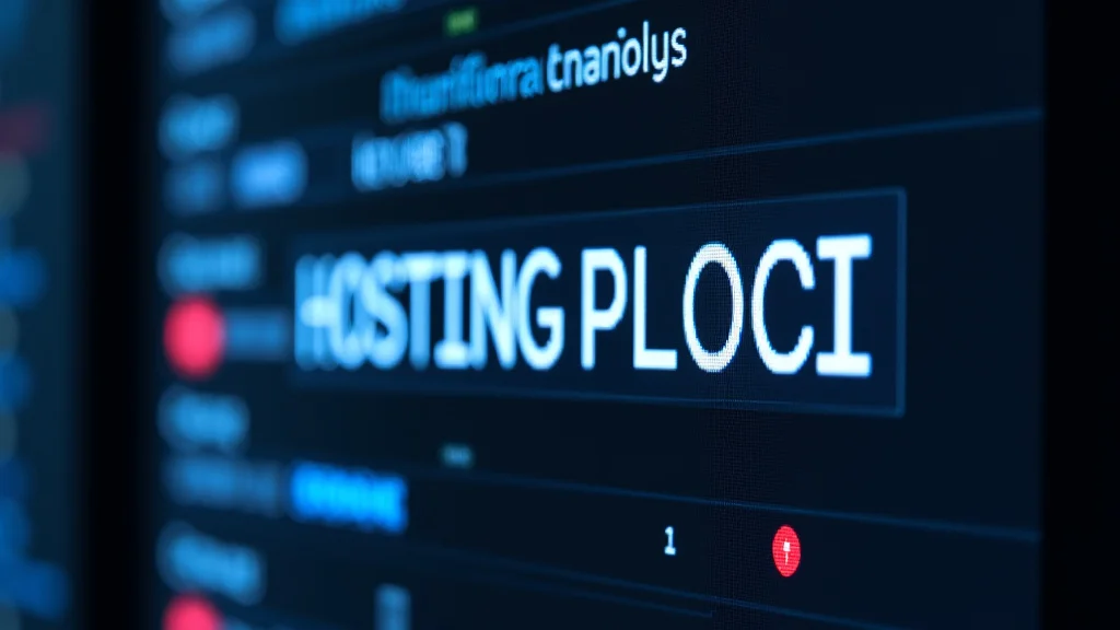 The image shows a laptop with website options, illustrating choosing the right hosting services.